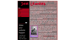 Desktop Screenshot of dekeleonard.com